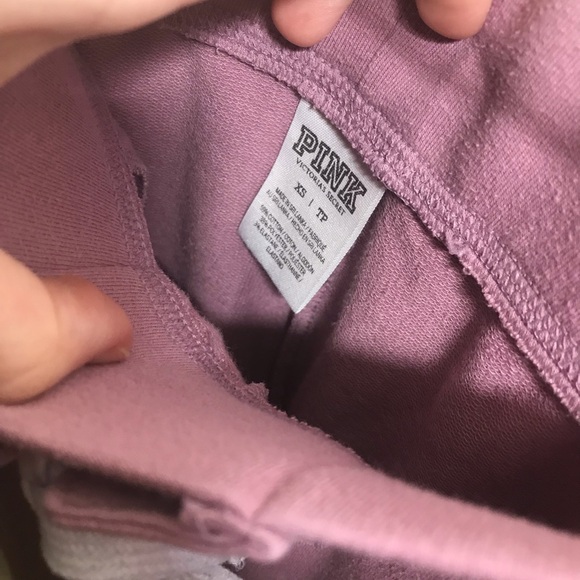 VS PINK Pink XS baseball style sweatpants joggers Victoria’s Secret - Picture 9 of 11